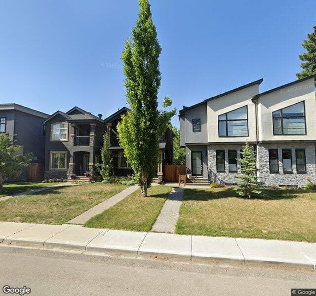 Street view of 1330A 19 Avenue NW, Calgary