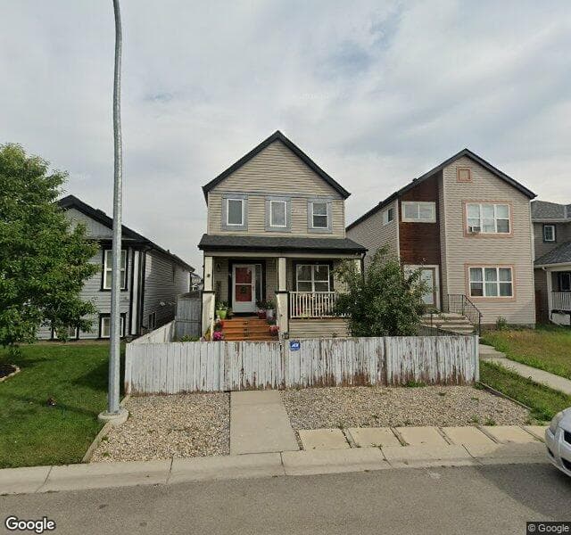 Street view of 46 Copperstone Green SE, Calgary