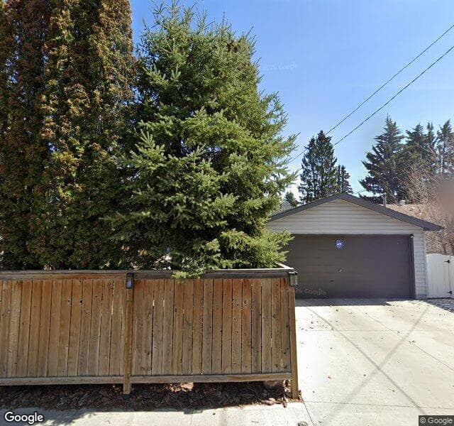 Street view of 8706 164A Street NW, Edmonton