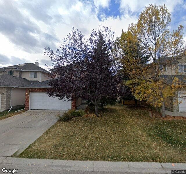Street view of 85 Strathridge Close SW, Calgary