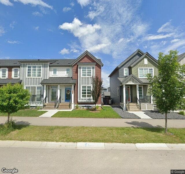 Street view of 454 Belmont Avenue SW, Calgary