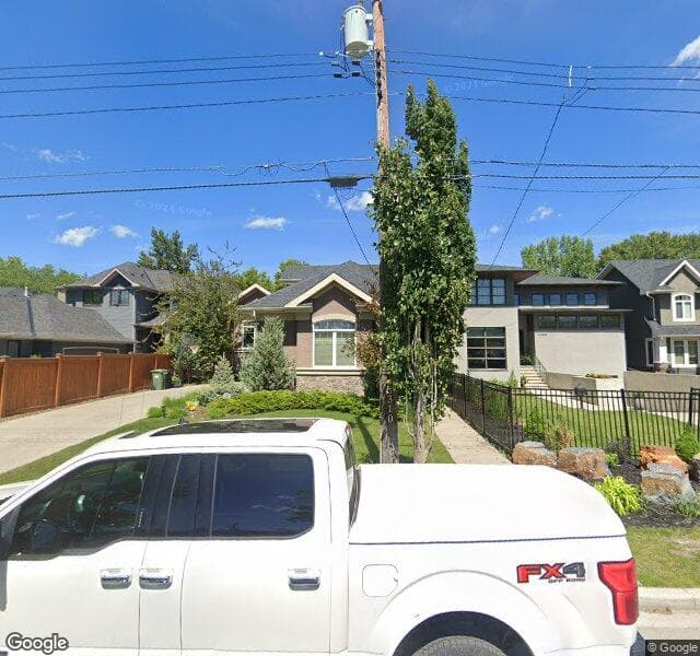 Street view of 6310 Bow Crescent NW, Calgary