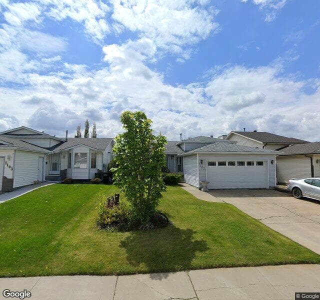 Street view of 7107 153A Avenue NW, Edmonton