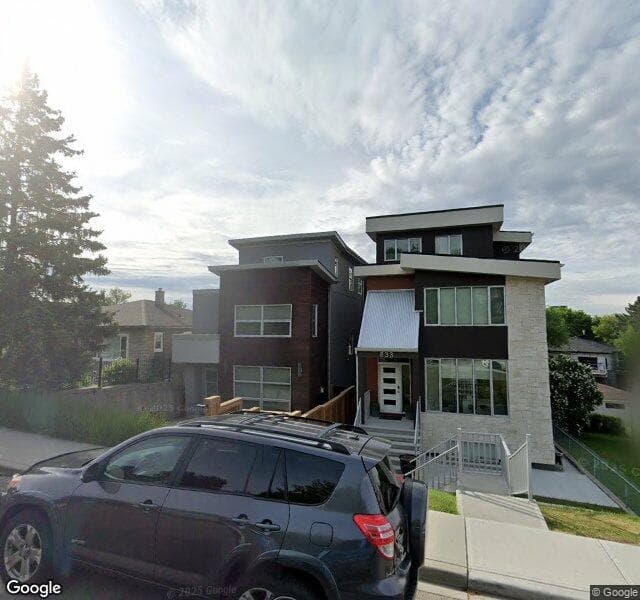 Street view of 835 Bridge Crescent NE, Calgary