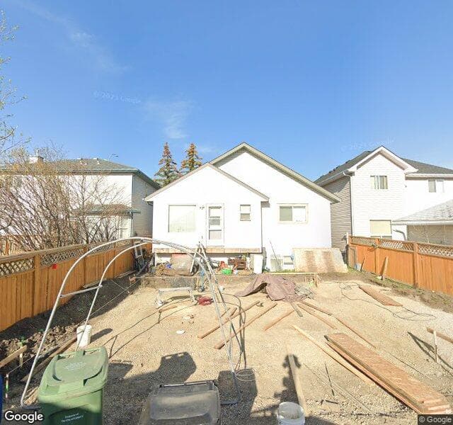Street view of 1030 Coventry Drive NE, Calgary