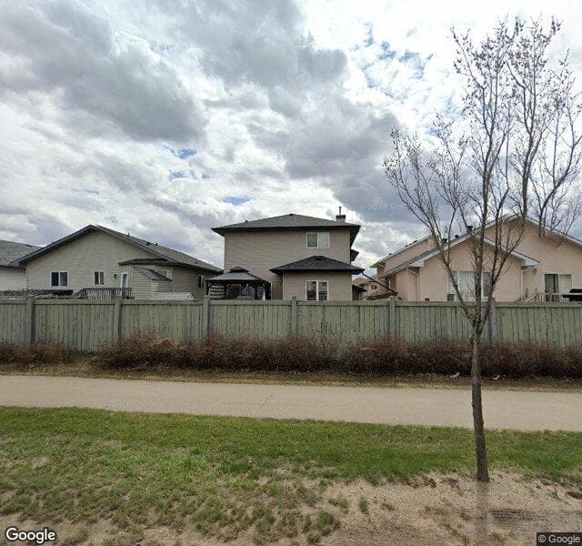 Street view of 6332 166 Avenue NW, Edmonton