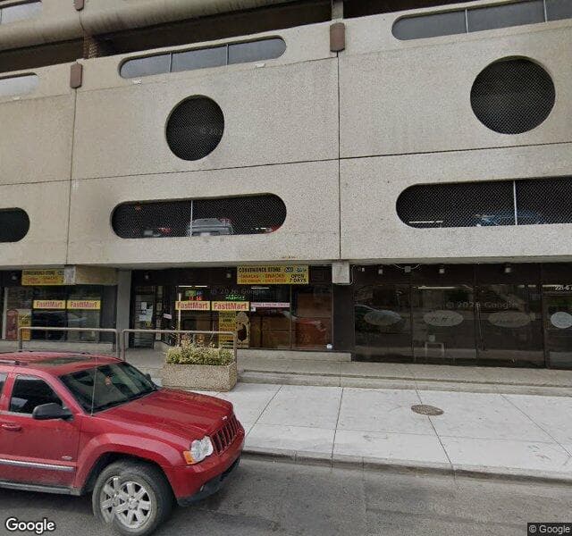 Street view of 1803-221 6 Avenue SE, Calgary