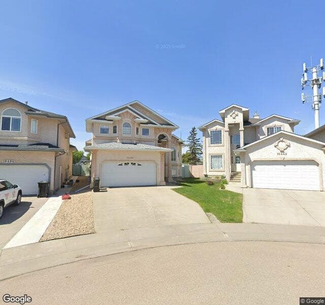Street view of 16438 65 Street NW, Edmonton