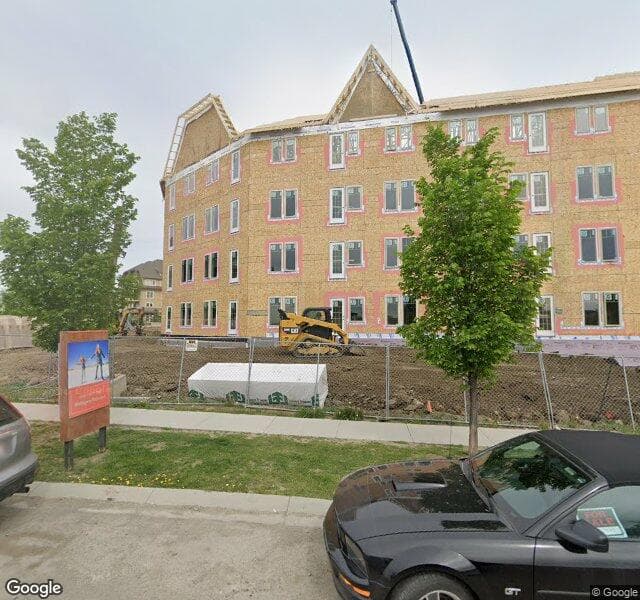 Street view of 140 Mahogany Street SE, Calgary