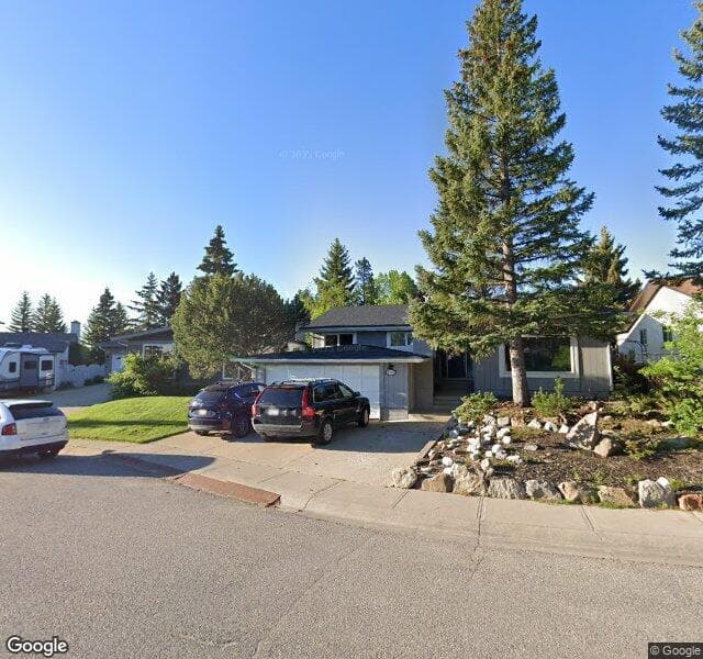 Street view of 9576 Oakland Road SW, Calgary