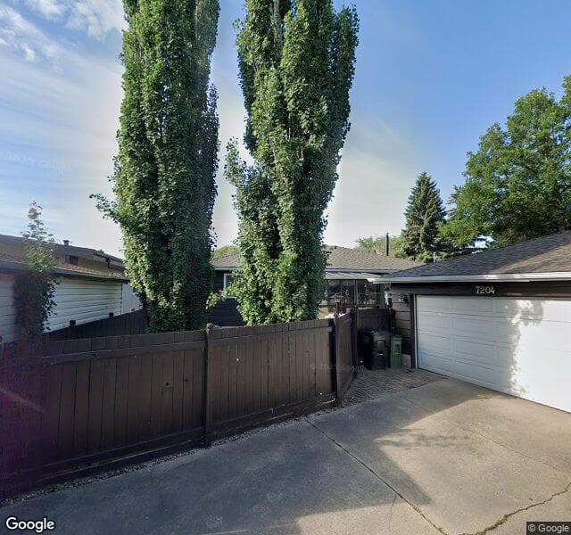 Street view of 7204 98 Avenue NW, Edmonton