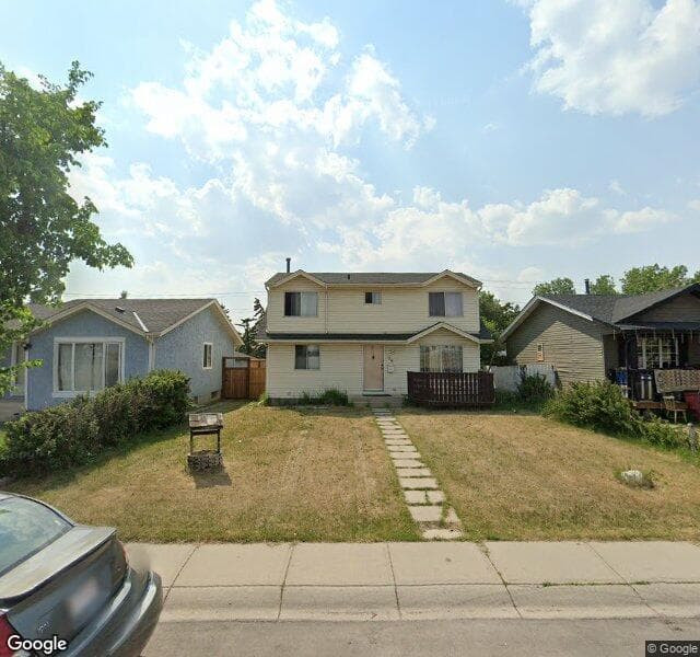 Street view of 96 Templeby Road NE, Calgary
