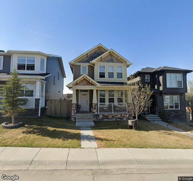 Street view of 608 Evansborough Way NW, Calgary