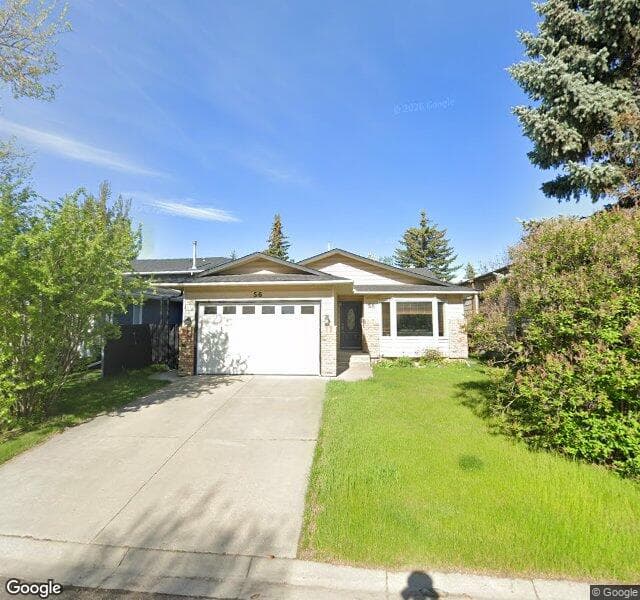 Street view of 56 Sunvale Mews SE, Calgary