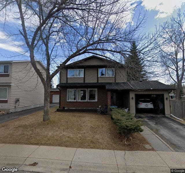 Street view of 136 Deerpath Road SE, Calgary