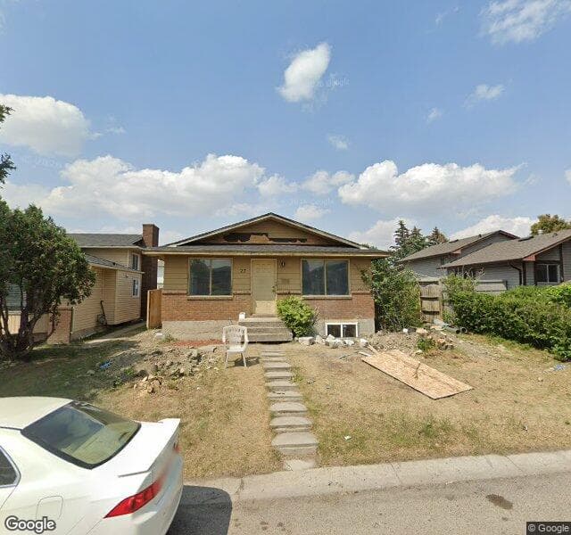 Street view of 27 Castlegrove Way NE, Calgary