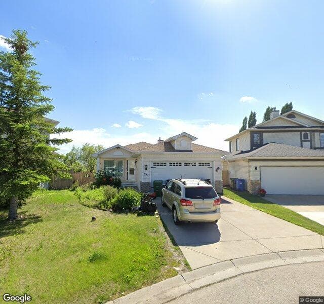 Street view of 153 Coral Sands Terrace NE, Calgary