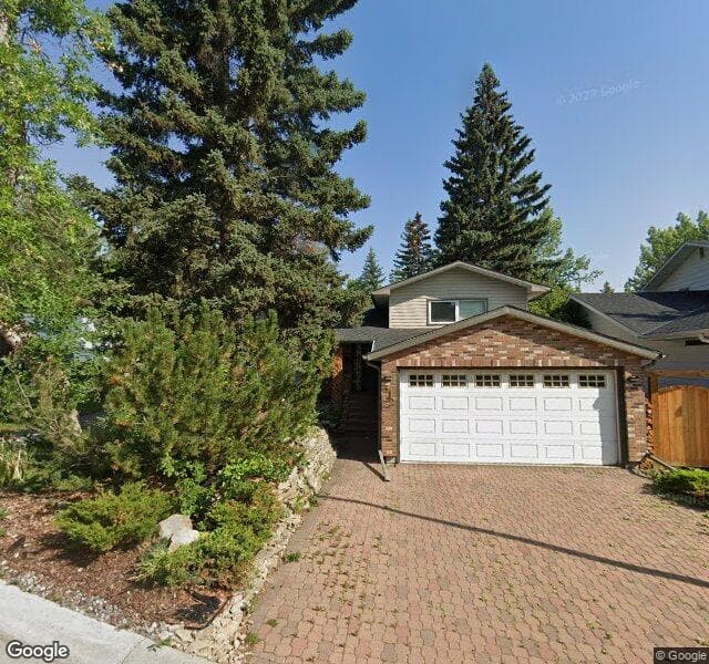 Street view of 312 Oakhill Place SW, Calgary