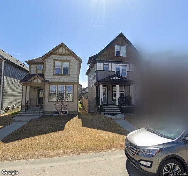 Street view of 71 Skyview Point Terrace NE, Calgary