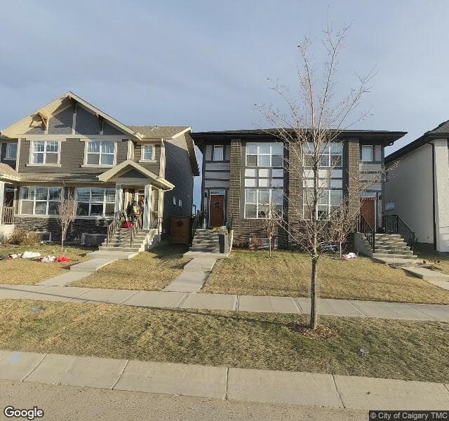 Street view of 1009 Mahogany Boulevard SE, Calgary