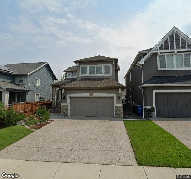 Street view of 3 Cranarch Rise SE, Calgary