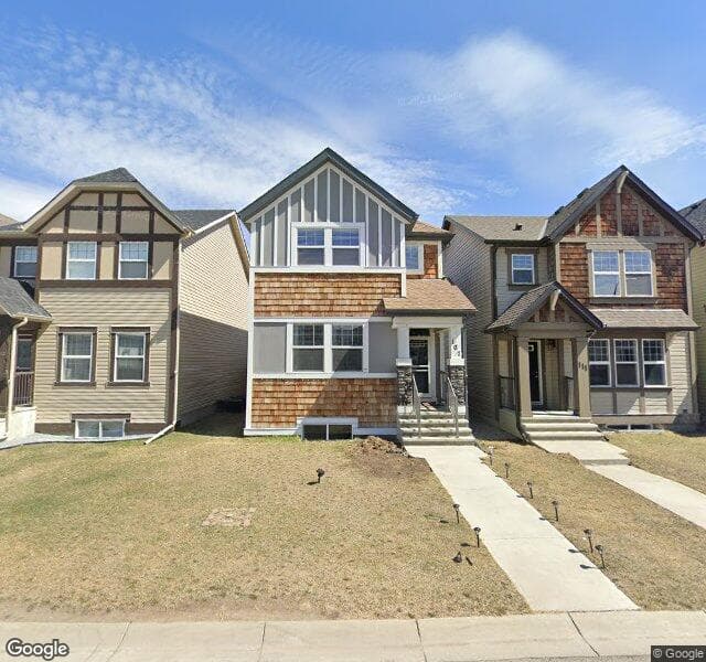 Street view of 107 Skyview Point Crescent NE, Calgary