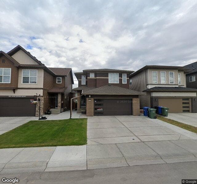 Street view of 26 Savanna Way NE, Calgary