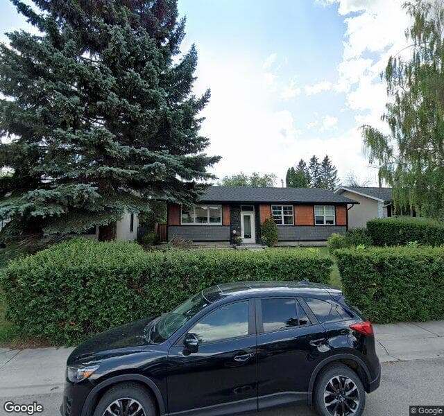 Street view of 107 Allandale Close SE, Calgary