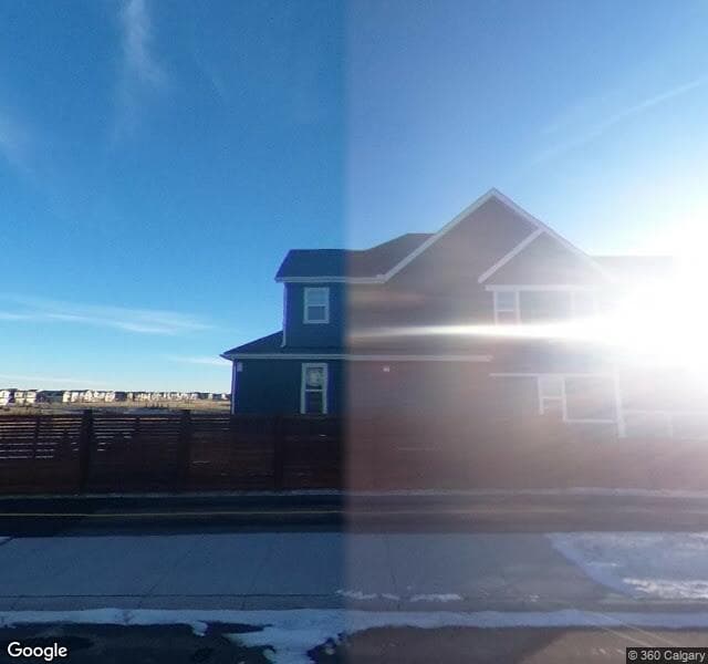 Street view of 1488 Livingston Way NE, Calgary