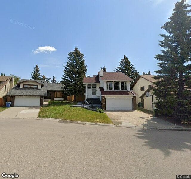 Street view of 316 Ranchridge Court NW, Calgary
