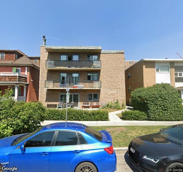 Street view of 4-518 18 Avenue SW, Calgary