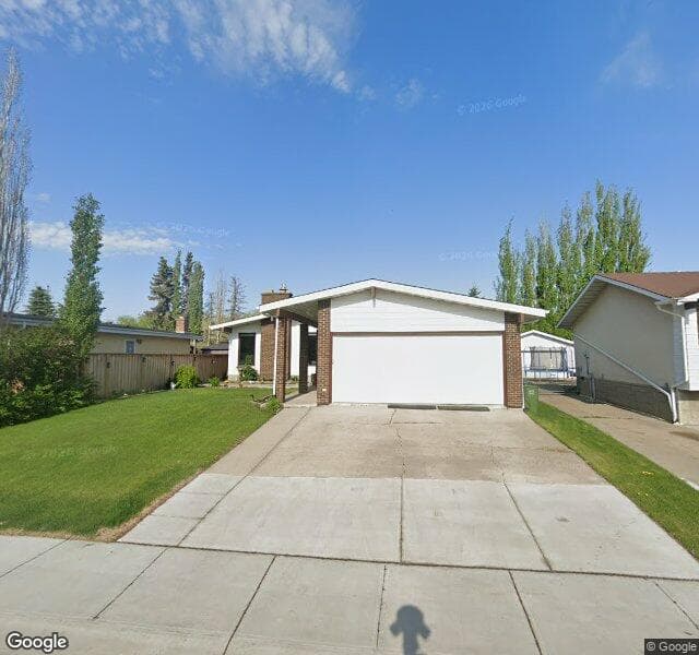Street view of 16932 111 Street NW, Edmonton