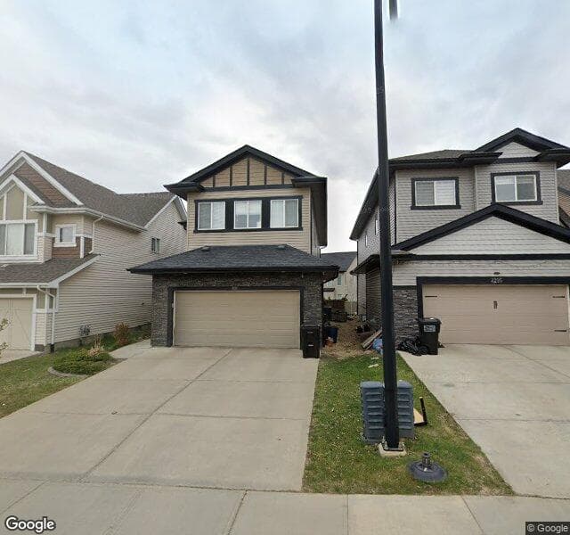 Street view of 4214 Charles Close SW, Edmonton