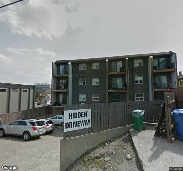 Street view of 405-410 1 Avenue NE, Calgary