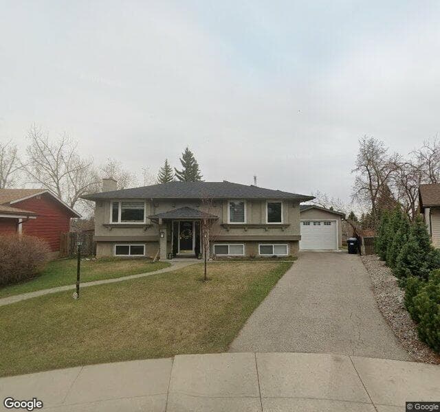 Street view of 227 Cantree Bay SW, Calgary
