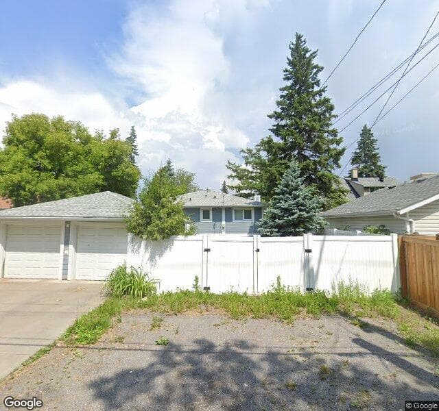 Street view of 11577 University Avenue NW, Edmonton