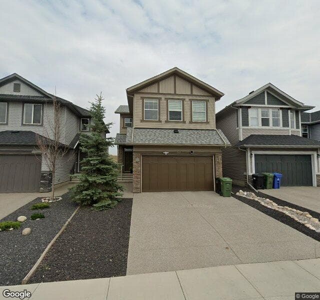 Street view of 343 Chaparral Valley Way SE, Calgary