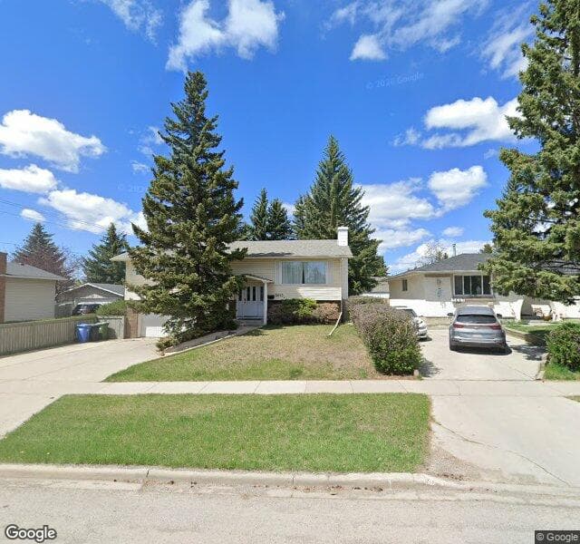 Street view of 5683 Dalhousie Drive NW, Calgary
