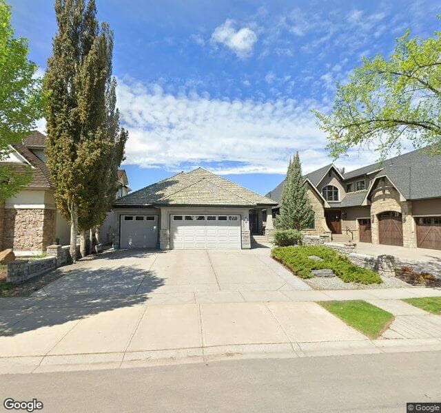 Street view of 142 Mount Douglas Close SE, Calgary