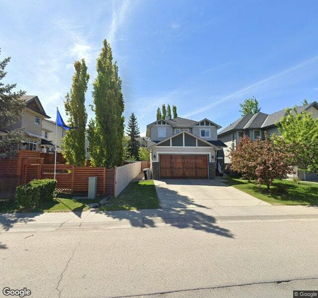 Street view of 12415 Crestmont Boulevard SW, Calgary