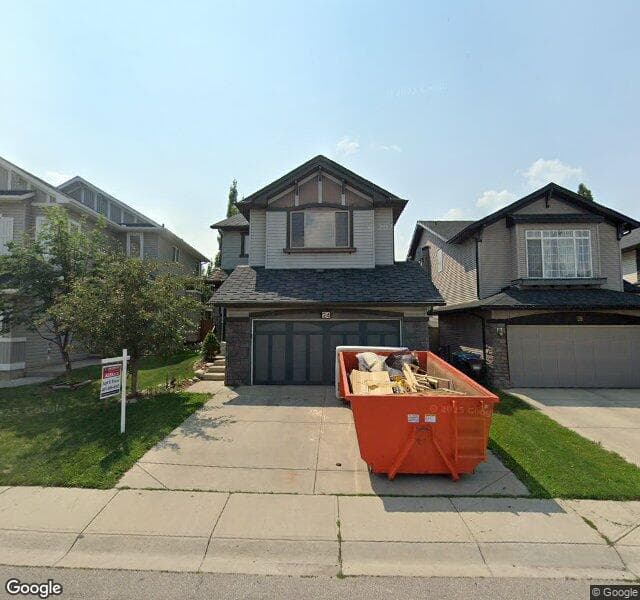 Street view of 24 Brightonstone Gardens SE, Calgary
