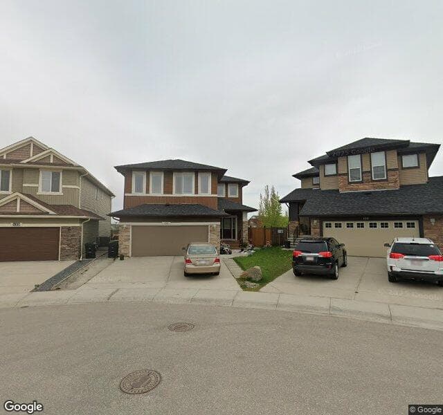 Street view of 126 Silverado Bank Circle SW, Calgary