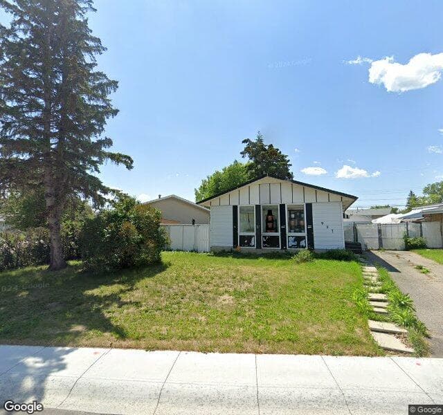 Street view of 927 Penmeadows Road SE, Calgary