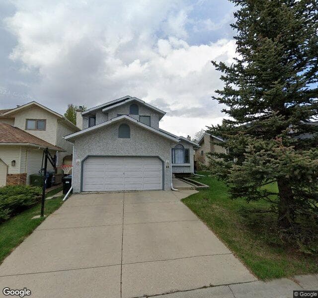 Street view of 46 Hawktree Circle NW, Calgary