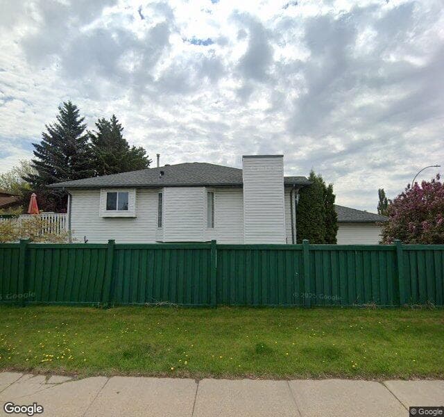 Street view of 13835 54A Street NW, Edmonton