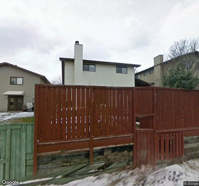 Street view of 16 Bermondsey Road NW, Calgary