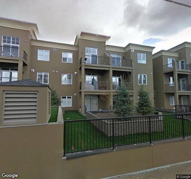 Street view of 107-518 33 Street NW, Calgary