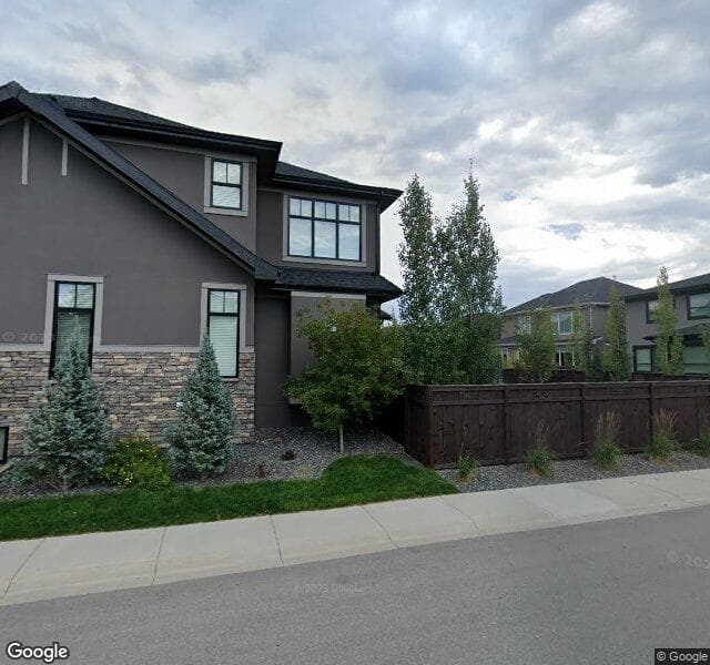 Street view of 72 Aspen Summit Circle SW, Calgary