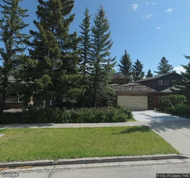 Street view of 3116 Palliser Drive SW, Calgary