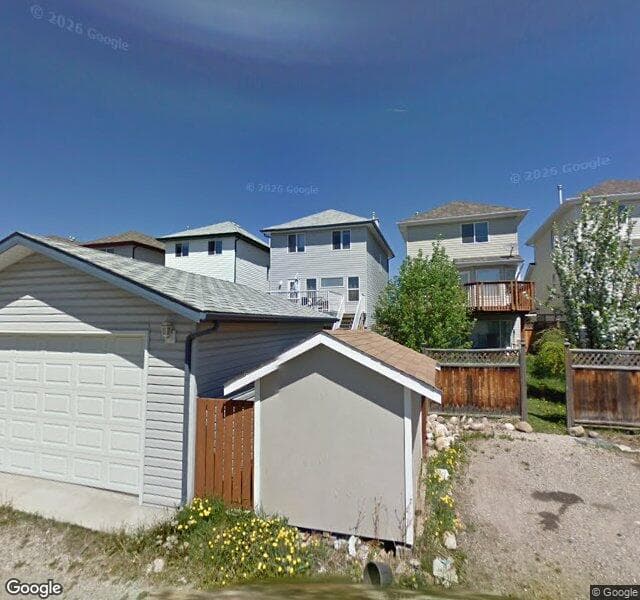 Street view of 123 Bridlewood Common SW, Calgary